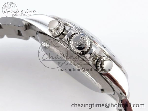 Compact Daytona 116520 JDF 1:1 Best Edition 904L Steel White Dial on SS Bracelet A 1335