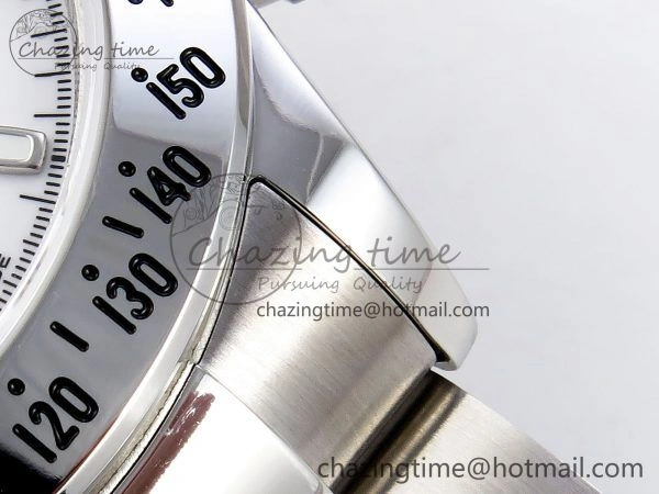 Compact Daytona 116520 JDF 1:1 Best Edition 904L Steel White Dial on SS Bracelet A 1335