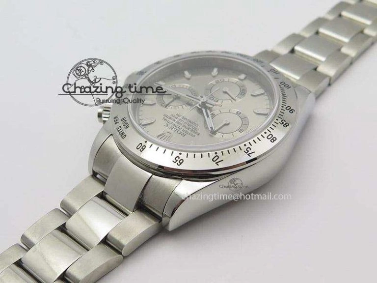 Daytona 116520 JF Best Edition Silver Dial On SS Bracelet A Effortless 4024