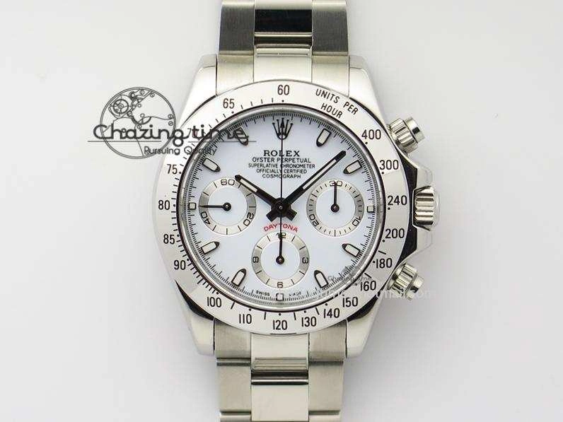 Daytona 116520 JF Sec@9 Edition White Dial On SS Bracelet A RelaxedFit 3983