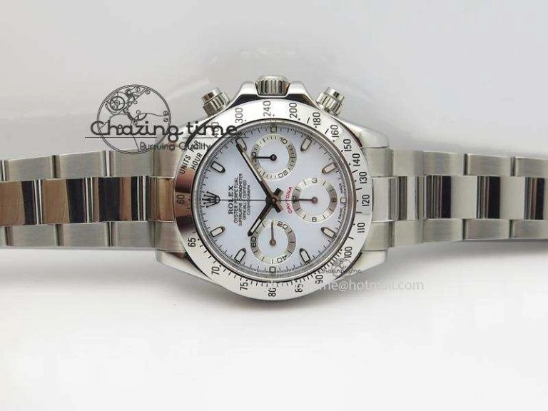 Daytona 116520 JF Sec@9 Edition White Dial On SS Bracelet A RelaxedFit 3983