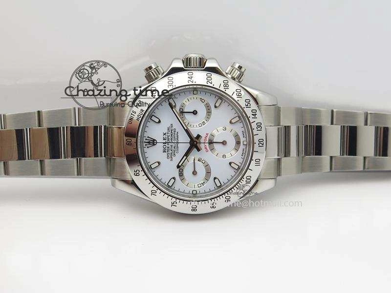 Daytona 116520 JF Sec@9 Edition White Dial On SS Bracelet A RelaxedFit 3983