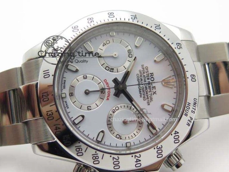 Daytona 116520 JF Sec@9 Edition White Dial On SS Bracelet A RelaxedFit 3983