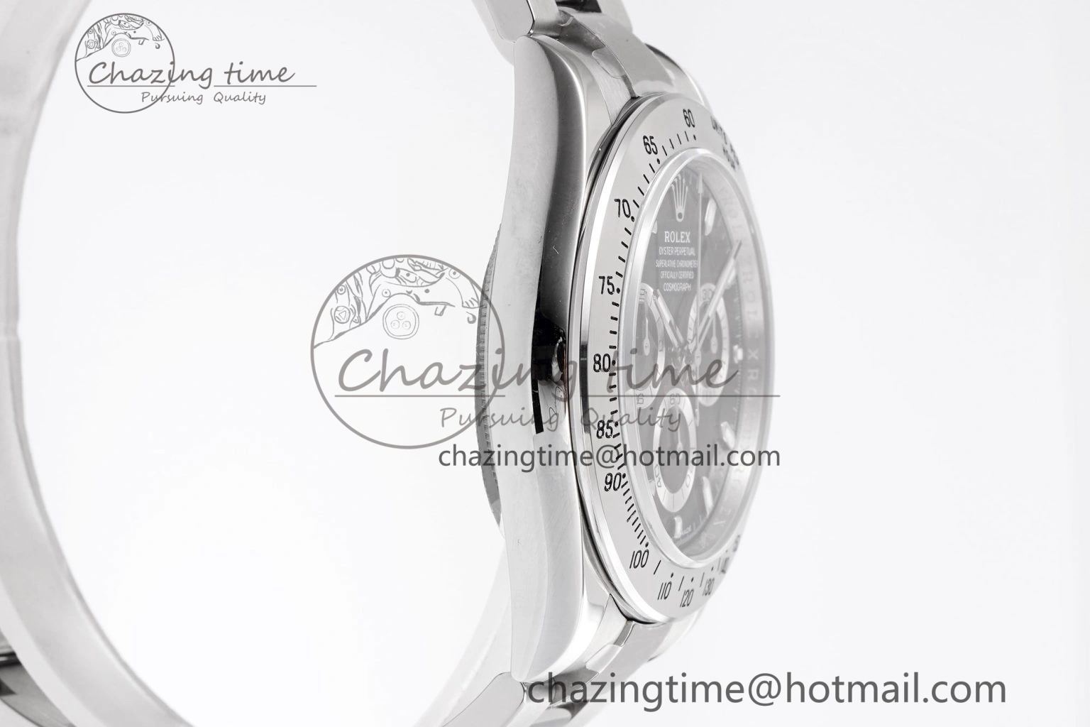 Daytona 116520 KING 1:1 Best Edition Black Dial on SS Bracelet SH ZipUp 1912