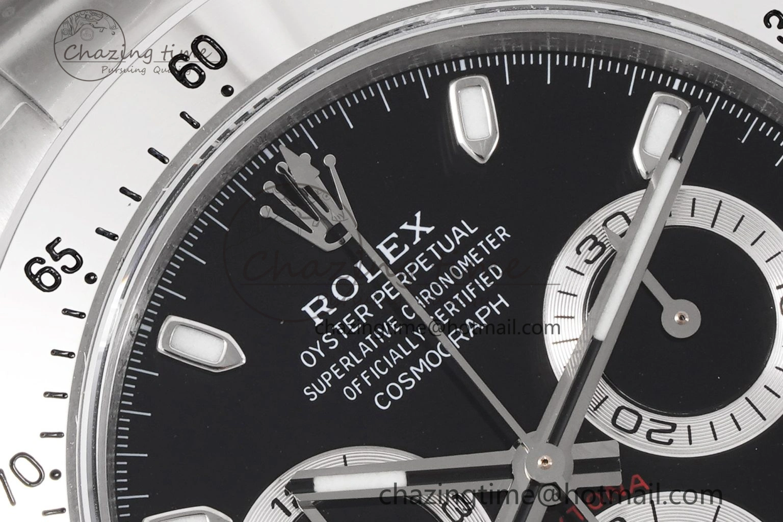 Daytona 116520 KING 1:1 Best Edition Black Dial on SS Bracelet SH ZipUp 1912