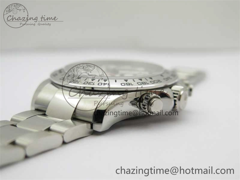 Tailored Daytona 116520 KKF 1:1 Best Edition 904L Steel White Dial on SS Bracelet A 2462