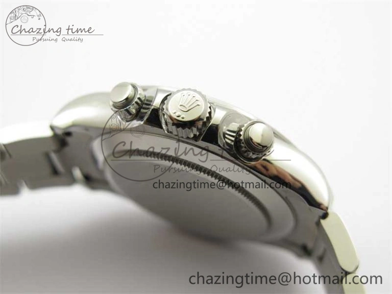 Tailored Daytona 116520 KKF 1:1 Best Edition 904L Steel White Dial on SS Bracelet A 2462