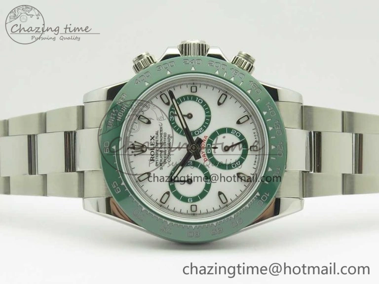 Daytona 116520 LV SS BLF Best Edition White Dial On SS Bracelet A RelaxedFit 3338