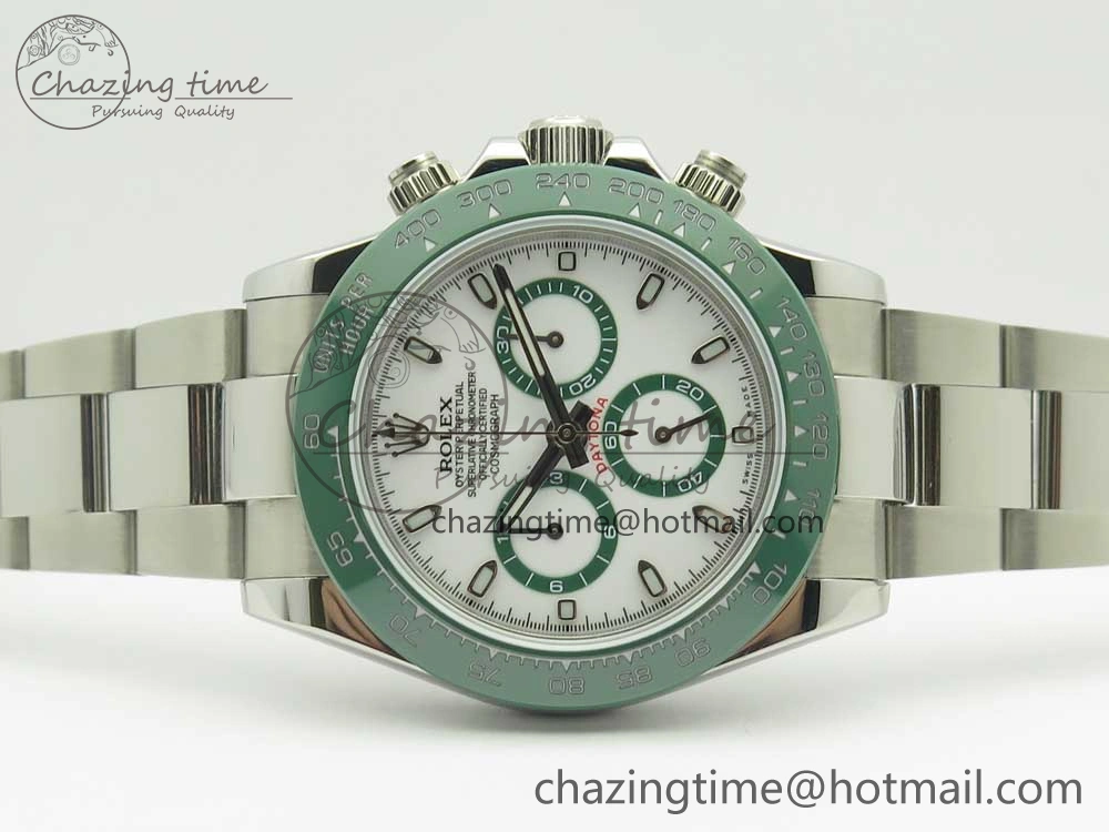 Daytona 116520 LV SS BLF Best Edition White Dial On SS Bracelet A RelaxedFit 3338