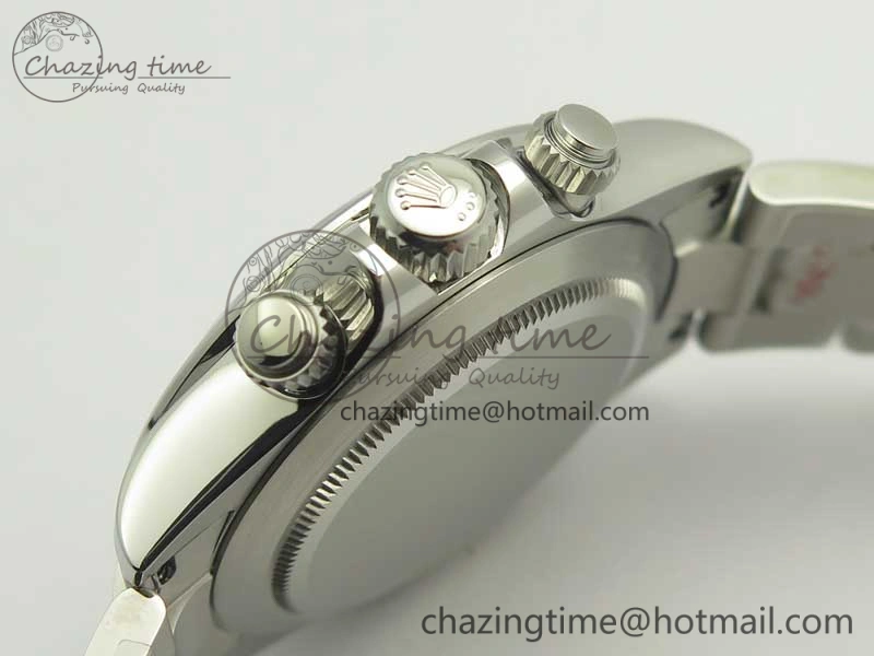 Lightweight Daytona 116520 Noob 1:1 Best Edition 904L SS Case and Bracelet White Dial SA 3397
