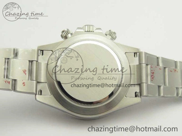 Lightweight Daytona 116520 Noob 1:1 Best Edition 904L SS Case and Bracelet White Dial SA 3397