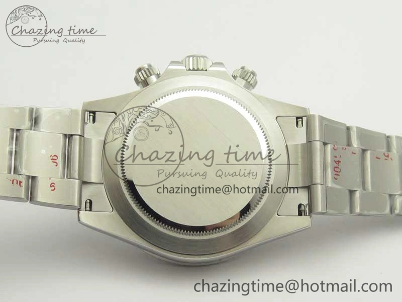 Lightweight Daytona 116520 Noob 1:1 Best Edition 904L SS Case and Bracelet White Dial SA 3397