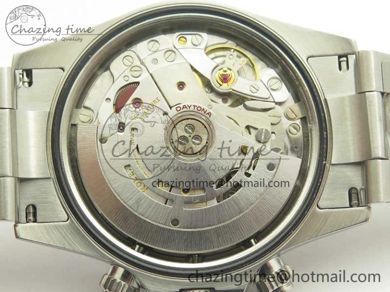 Lightweight Daytona 116520 Noob 1:1 Best Edition 904L SS Case and Bracelet White Dial SA 3397
