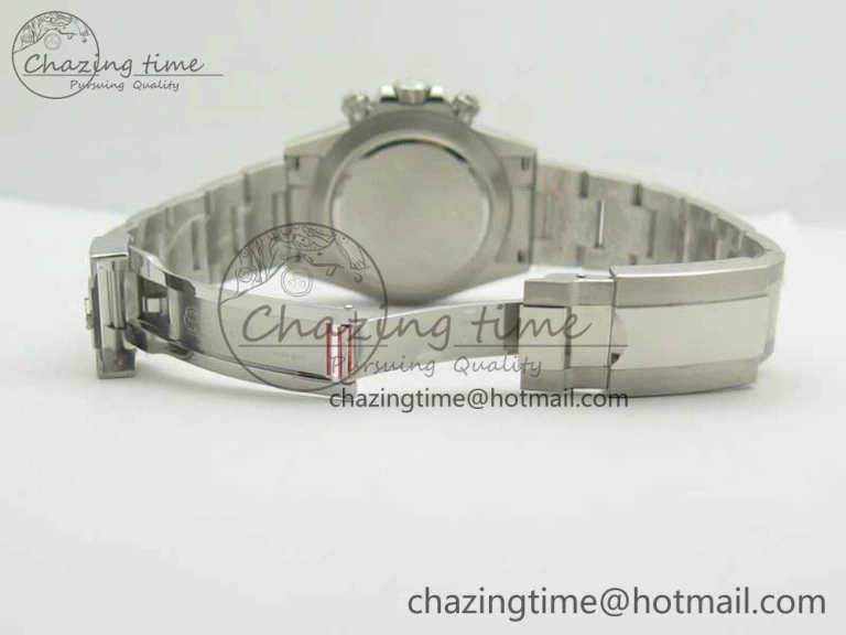 Lightweight Daytona 116520 Noob 1:1 Best Edition 904L SS Case and Bracelet White Dial SA 3397