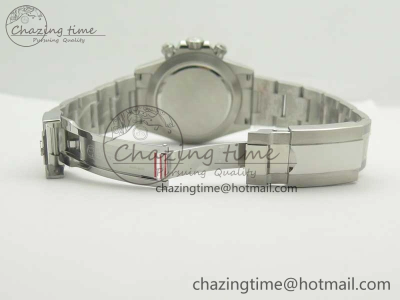 Lightweight Daytona 116520 Noob 1:1 Best Edition 904L SS Case and Bracelet White Dial SA 3397