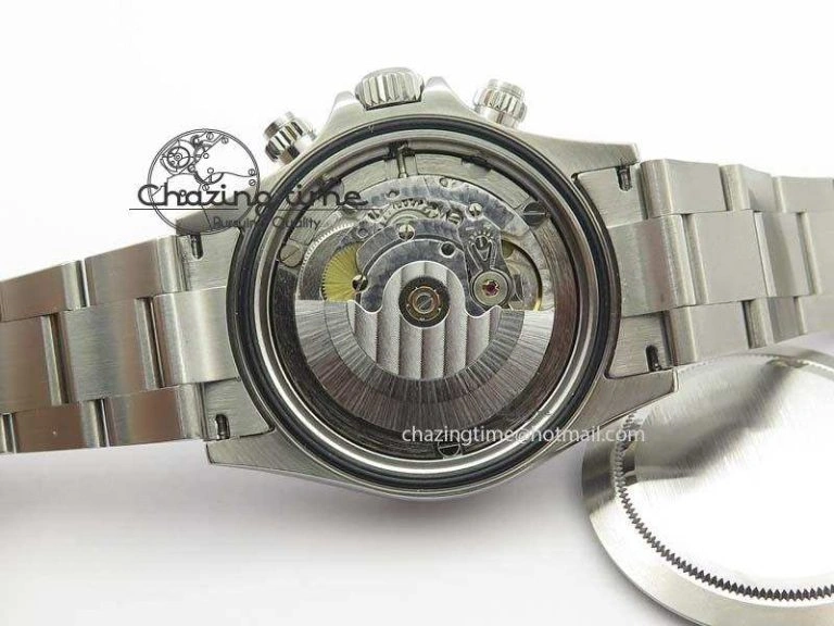 Daytona 116520 Noob Best Edition Black Dial On SS Bracelet A2824 (Same Thickness as Genuine) Original 3827