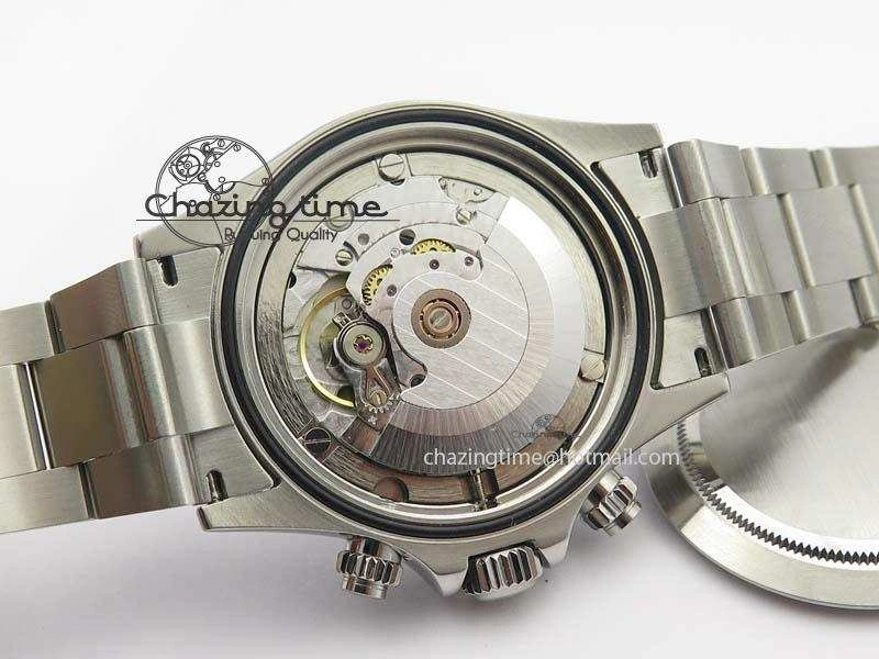 Daytona 116520 Noob Best Edition Black Dial On SS Bracelet A2824 (Same Thickness as Genuine) Original 3827