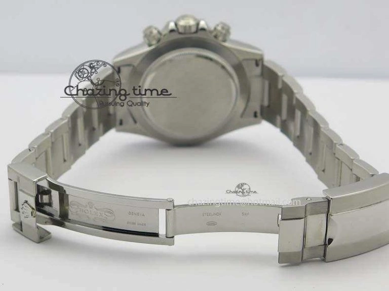 Daytona 116520 Noob Best Edition Black Dial On SS Bracelet A2824 (Same Thickness as Genuine) Original 3827