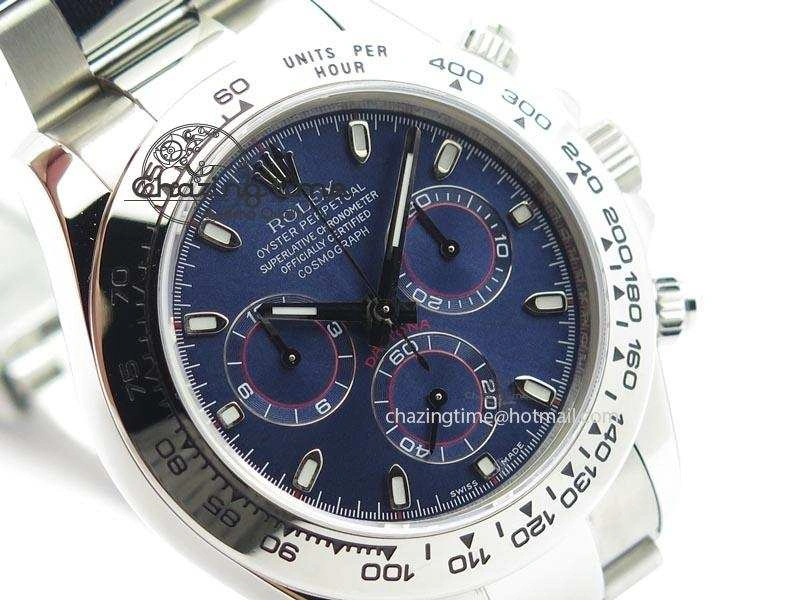 Supportive Daytona 116520 Noob Best Edition Blue Dial On SS Bracelet A7750 V 3920