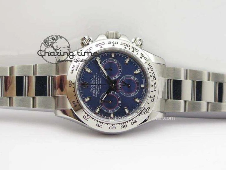 Supportive Daytona 116520 Noob Best Edition Blue Dial On SS Bracelet A7750 V 3920