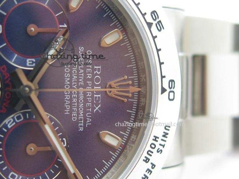 Supportive Daytona 116520 Noob Best Edition Blue Dial On SS Bracelet A7750 V 3920