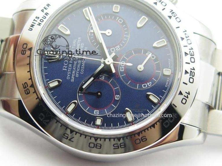 Supportive Daytona 116520 Noob Best Edition Blue Dial On SS Bracelet A7750 V 3920