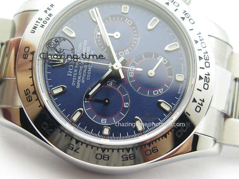 Supportive Daytona 116520 Noob Best Edition Blue Dial On SS Bracelet A7750 V 3920