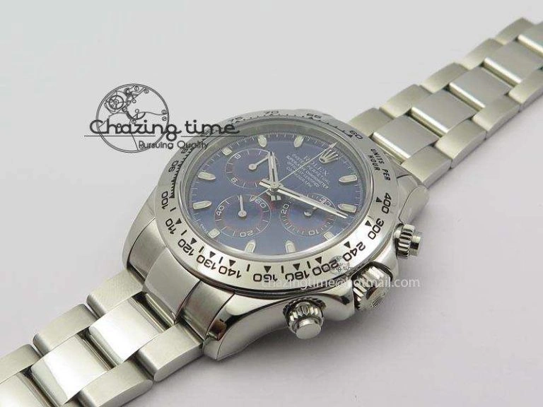 Supportive Daytona 116520 Noob Best Edition Blue Dial On SS Bracelet A7750 V 3920