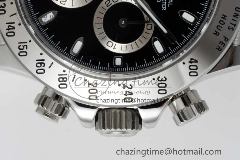 Contemporary Daytona 116520 QF 1:1 Best Edition 904L SS Case and Bracelet Black Dial SA 2272