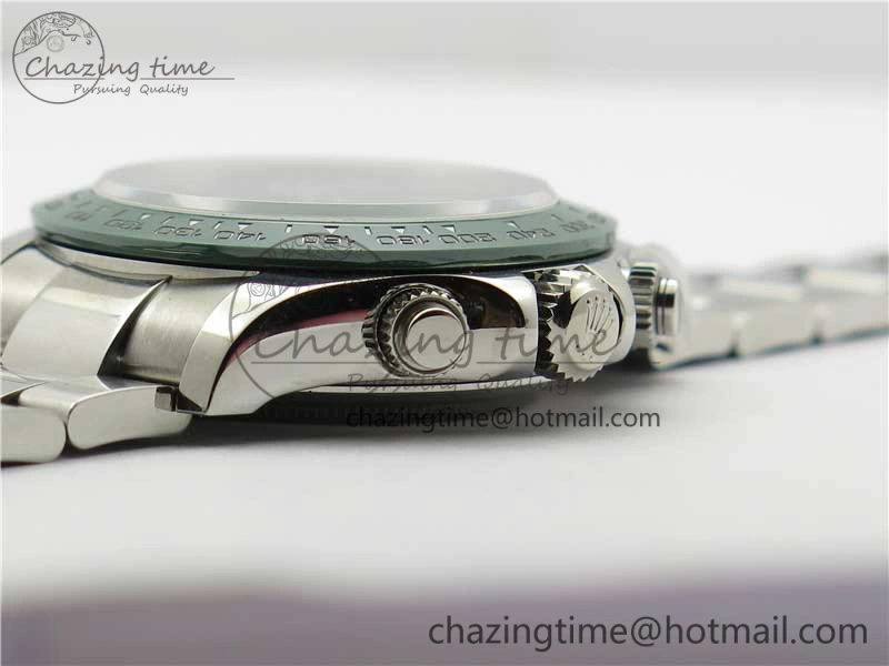 Daytona 116520 Real Ceramic Bezel SS UBF Best Edition Green Stick Markers Dial on SS Bracelet A Durable 2945