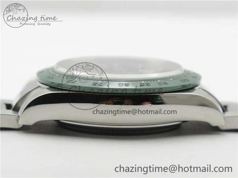 Daytona 116520 Real Ceramic Bezel SS UBF Best Edition Green Stick Markers Dial on SS Bracelet A Durable 2945