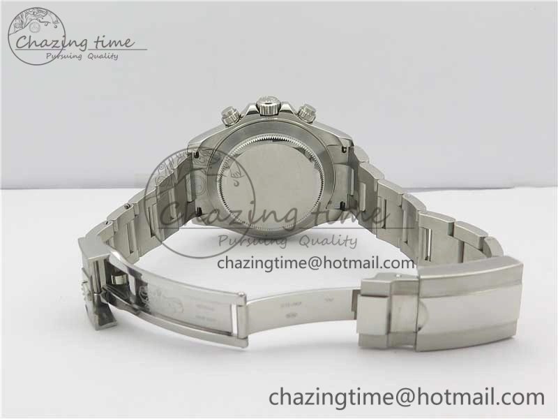 Daytona 116520 SS Noob 1:1 Best Edition White Dial On SS Bracelet A Snug 2986