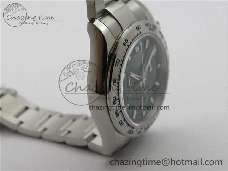 Daytona 116520 SS UBF Best Edition Green Stick Markers Dial on SS Bracelet A MoistureWicking 2949