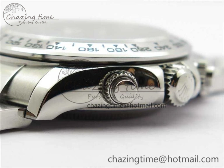 Vibrant Daytona 116520 SS UBF Best Edition Ice Blue MOP Crystal Markers Dial on SS Bracelet A 2938