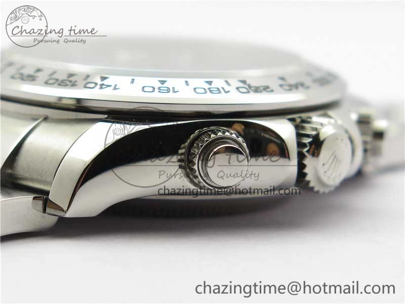 Vibrant Daytona 116520 SS UBF Best Edition Ice Blue MOP Crystal Markers Dial on SS Bracelet A 2938