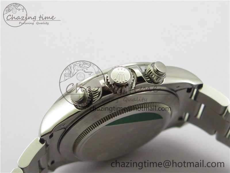 Vibrant Daytona 116520 SS UBF Best Edition Ice Blue MOP Crystal Markers Dial on SS Bracelet A 2938