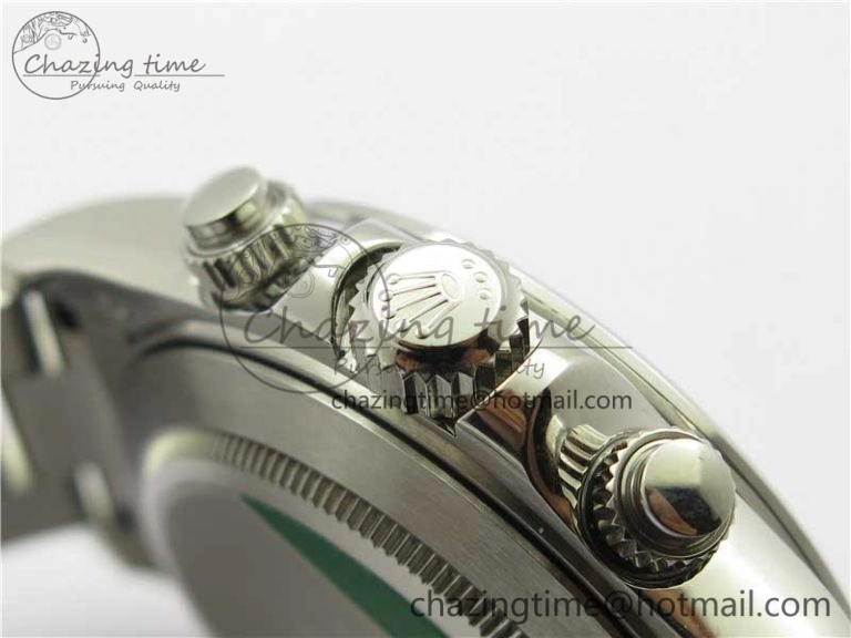 Vibrant Daytona 116520 SS UBF Best Edition Ice Blue MOP Crystal Markers Dial on SS Bracelet A 2938