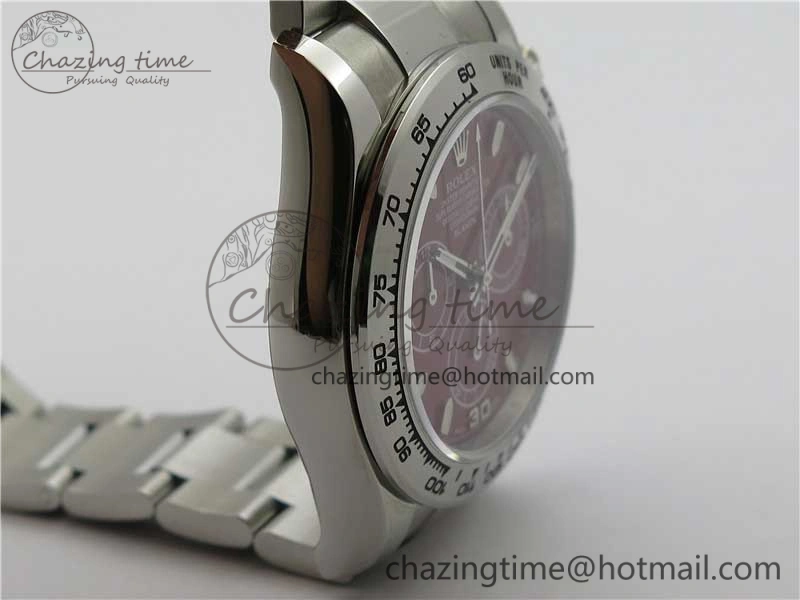 Flexible Daytona 116520 SS UBF Best Edition Red Stick Markers Dial on SS Bracelet A 2951