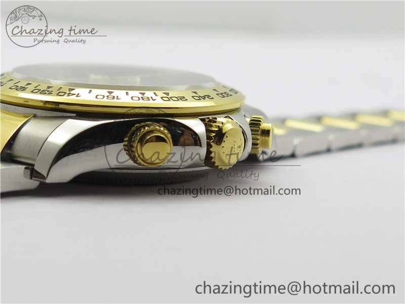 Daytona 116520 SS YG UBF Best Edition Ice Blue MOP Crystal Markers Dial on SS YG Bracelet A Tailored 2936