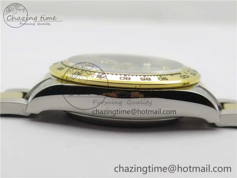 Daytona 116520 SS YG UBF Best Edition Ice Blue MOP Crystal Markers Dial on SS YG Bracelet A Tailored 2936