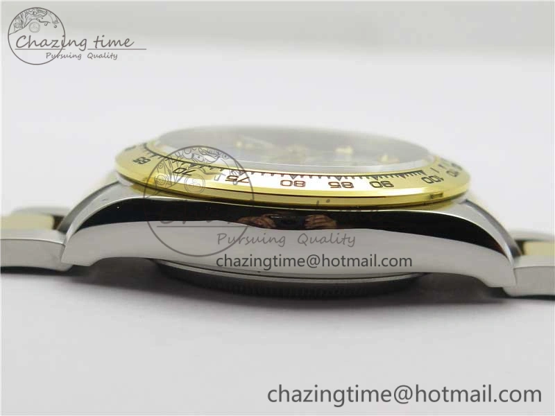 Daytona 116520 SS YG UBF Best Edition Ice Blue MOP Crystal Markers Dial on SS YG Bracelet A Tailored 2936