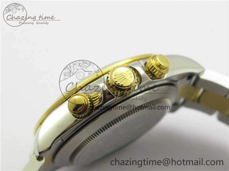 Daytona 116520 SS YG UBF Best Edition Ice Blue MOP Crystal Markers Dial on SS YG Bracelet A Tailored 2936