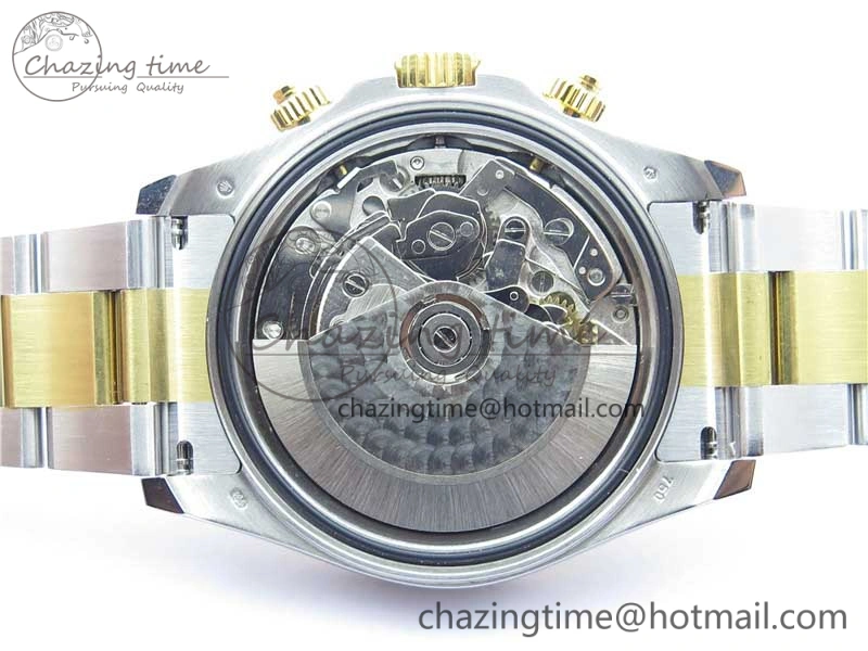 Daytona 116520 SS YG UBF Best Edition Ice Blue MOP Crystal Markers Dial on SS YG Bracelet A Tailored 2936
