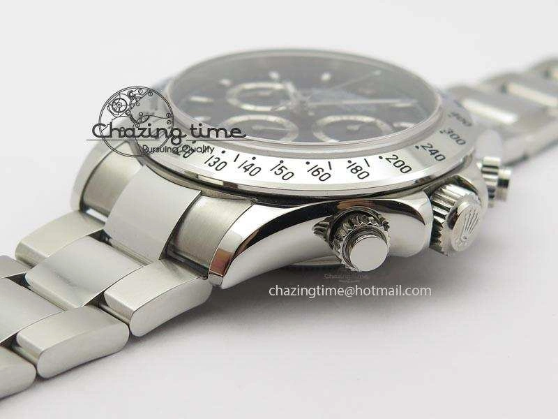 Affordable Daytona 116520 V2 BP Best Edition Black Dial On SS Bracelet A 3945