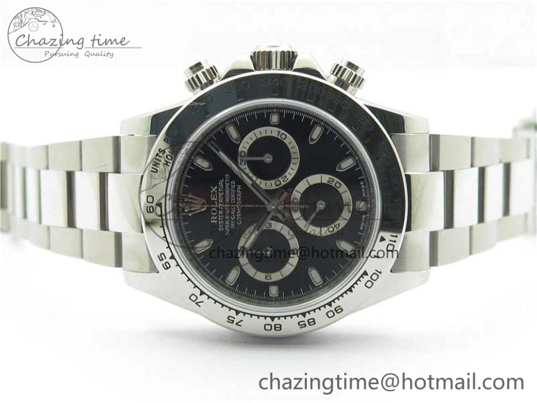 Daytona 116520 VRF 1:1 Best Edition Black Dial on SS Bracelet A Thermal 2658