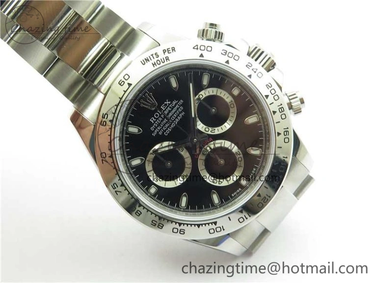 Daytona 116520 VRF 1:1 Best Edition Black Dial on SS Bracelet A Thermal 2658