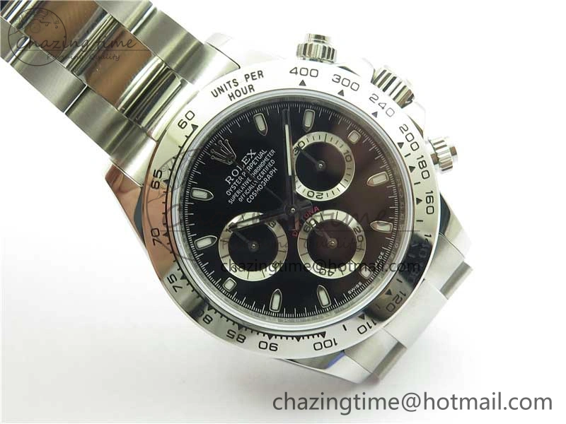 Daytona 116520 VRF 1:1 Best Edition Black Dial on SS Bracelet A Thermal 2658