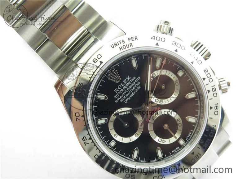 Daytona 116520 VRF 1:1 Best Edition Black Dial on SS Bracelet A Thermal 2658