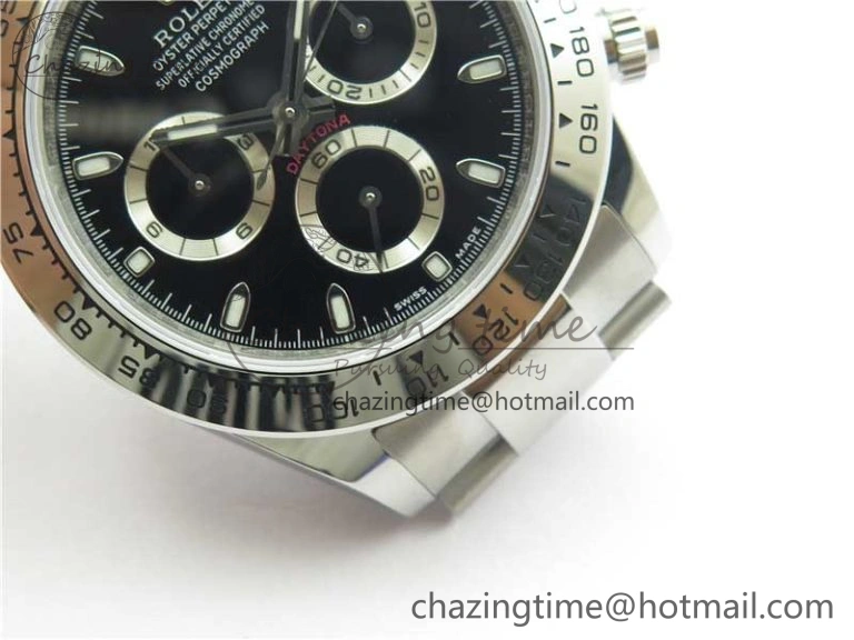 Daytona 116520 VRF 1:1 Best Edition Black Dial on SS Bracelet A Thermal 2658