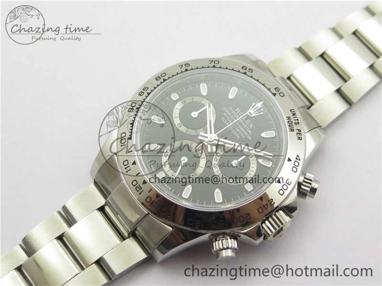 Daytona 116520 VRF 1:1 Best Edition Black Dial on SS Bracelet A Thermal 2658